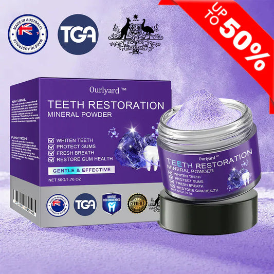 Poudre Dentaire - Blancheur Naturelle & Haleine Fraîche !